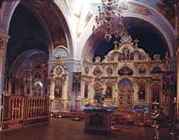 Интерьер Св. Пантелеймоновского храма 1990 - 1999 год - г. Харьков